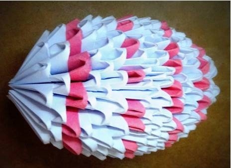пасхальное яйцо оригами