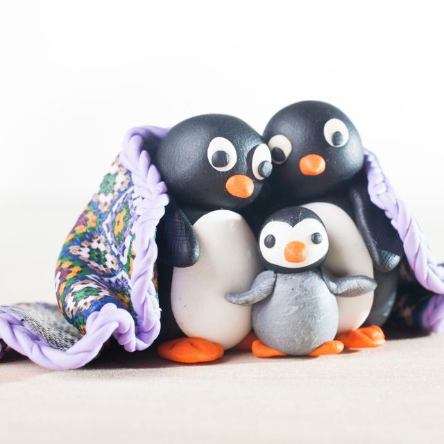 Пингвин из колобков-10