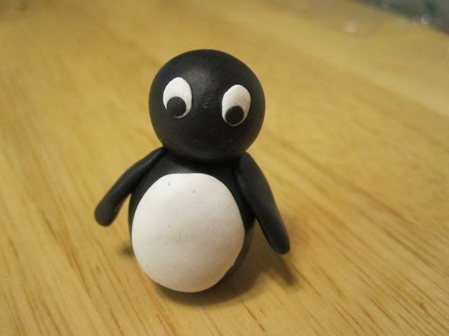 Пингвин из колобков-6
