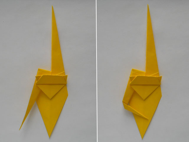 Обезьяна оригами-13