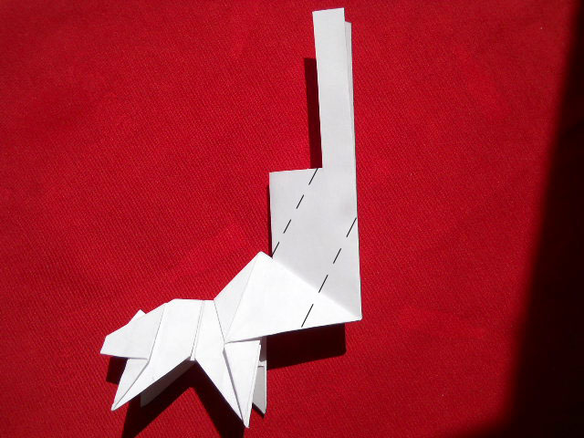 Олень оригами-13