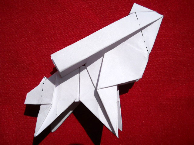 Олень оригами-15