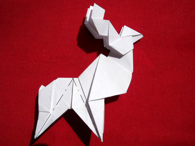 Олень оригами-17