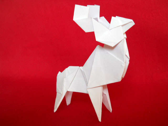 Олень оригами-18