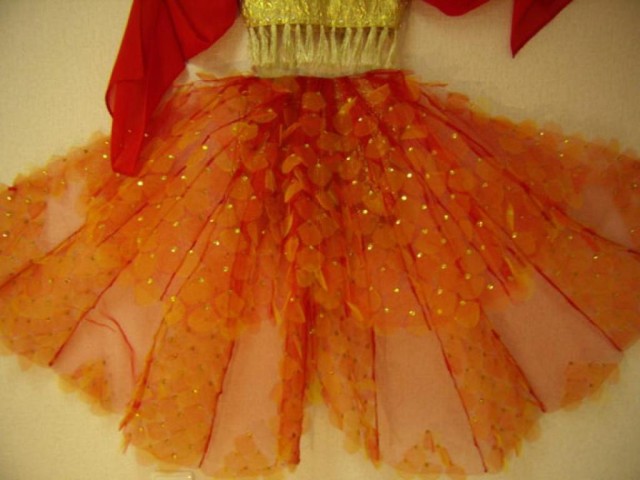 Платье золотой рыбки