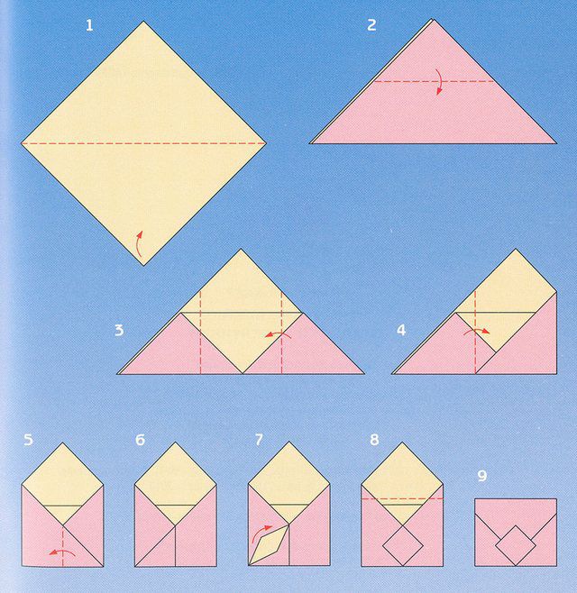 Оригами поделка в подарок