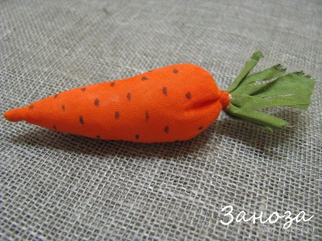 морковка для зайца своими руками 