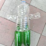 Делаем гнома из пластиковых бутылок
