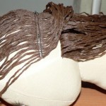 Волосы для кукол из ниток