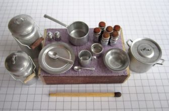 Кухонная посуда в миниатюре