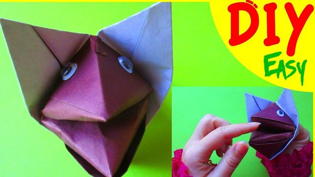 Занятие по оригами «Верные друзья. Собака и кошка»