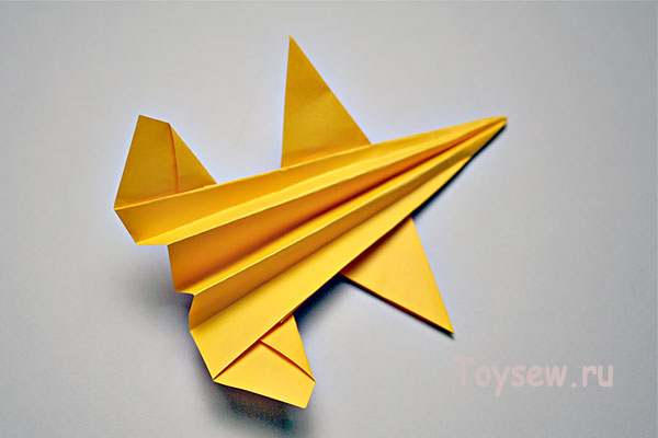 оригами самолет