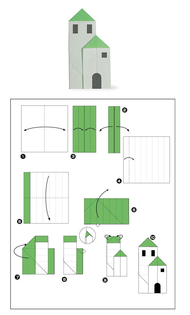 Пошаговые инструкции создания красивых чайных домиков из бумаги